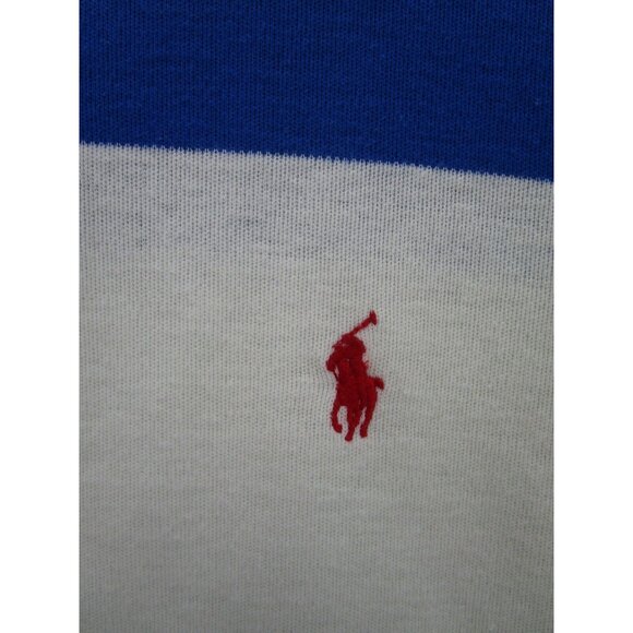 VINTAGE Ralph Lauren Polo Shirt Large White 90s Pullover Golf Pony * - Picture 4 of 15